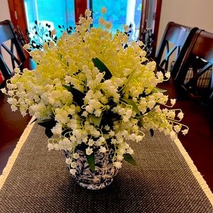 Pottery barn faux Lilly of the valley